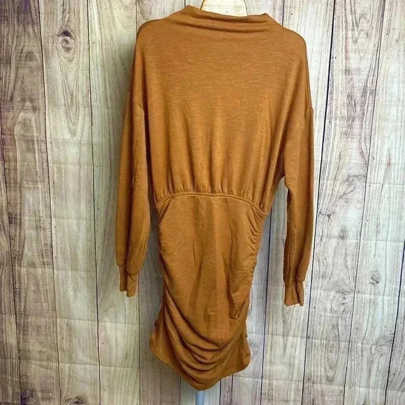 *Daily Practice by Anthropologie Ruched Cozy Dress Size S - Picture 5 of 9
